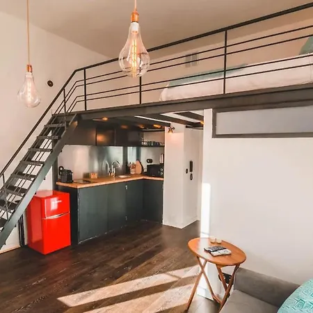 Appartement Mar1 - Loft Avec Couchage En Mezzanine, Centre