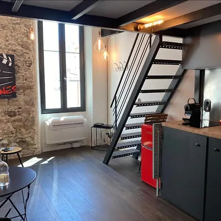 Mar1 - Loft Avec Couchage En Mezzanine, Centre